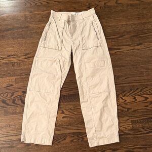 Abercrombie & Fitch Cream Cargo Pants